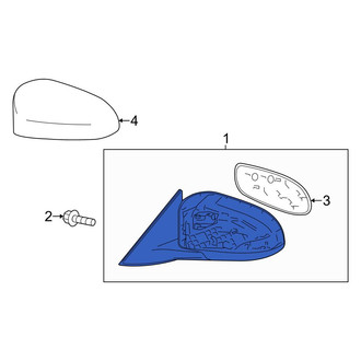 Toyota OE - Front Left Door Mirror