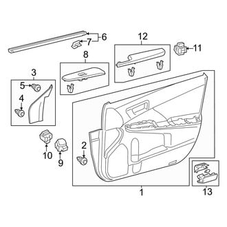 Toyota OE - Front Door - Interior Trim