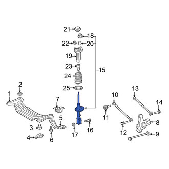 Toyota OE - Front Right Suspension Strut