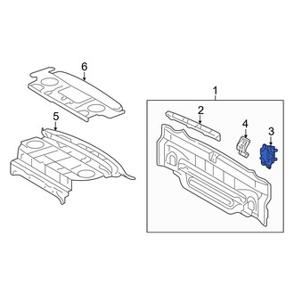 Toyota OE - Rear Left Bumper Cover Bracket