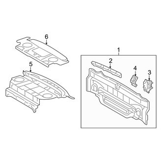 Toyota OE - Rear Body & Floor - Rear Body (L / LE / SE / XLE)