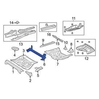 Toyota OE - Rear Floor Pan Reinforcement