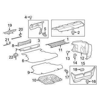 Toyota OE - Rear Body & Floor - Interior Trim (Gas)