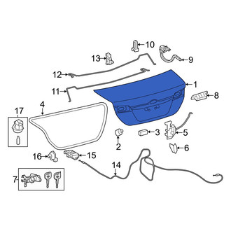 Toyota OE - Rear Deck Lid