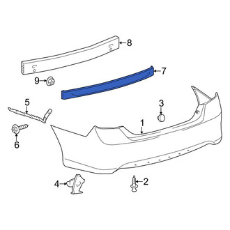 Toyota OE - Rear Bumper Impact Absorber