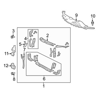 Toyota OE - Radiator Support (Hybrid LE / Hybrid XLE)