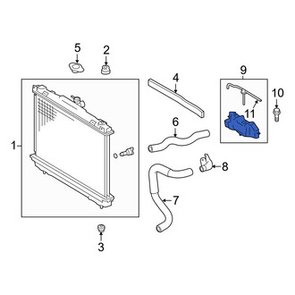 Toyota OE - Engine Coolant Reservoir