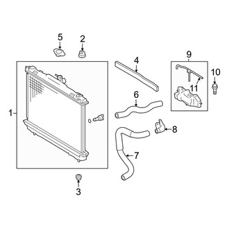 Toyota OE - Cooling - Radiator & Components