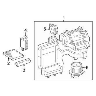 Toyota OE - Air Conditioner & Heater - Blower Motor & Fan