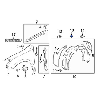 Toyota OE - Fender Liner Nut