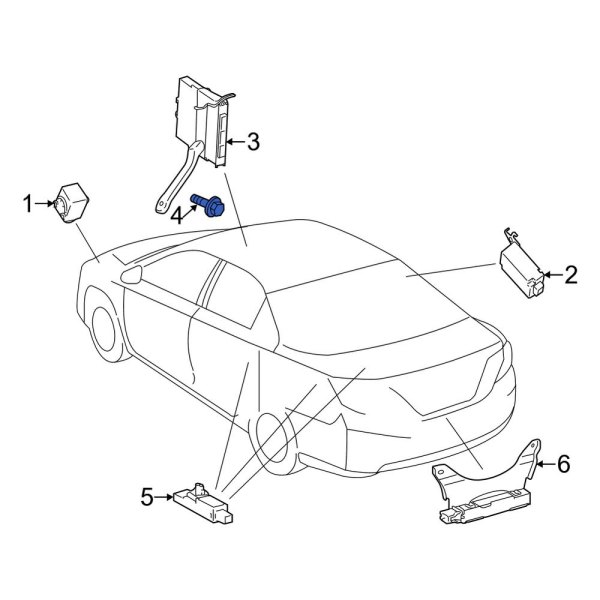 Keyless Entry Module Bolt