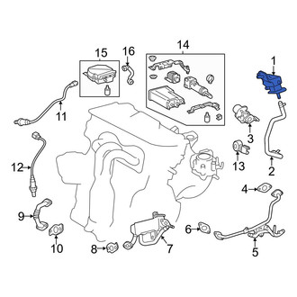 Toyota OE - Exhaust Gas Recirculation (EGR) Vacuum Delay Valve