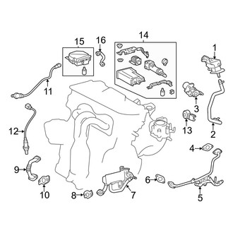 Toyota OE - Emission System - Emission Components