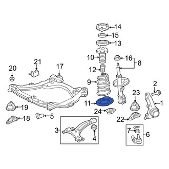 Toyota OE - Front Right Lower Coil Spring Insulator