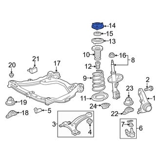Toyota OE - Front Suspension Strut Mount