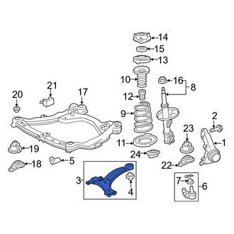Toyota OE - Front Left Suspension Control Arm
