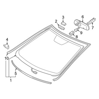 Toyota OE - Windshield - Glass (FULL HYBRID EV-GAS (FHEV))