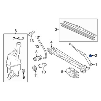 Toyota OE - Wiper Arm Nut