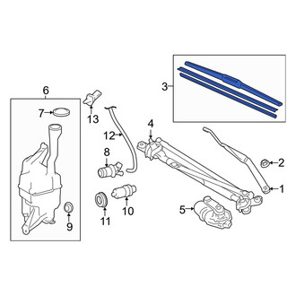 Toyota OE - Right Wiper Blade
