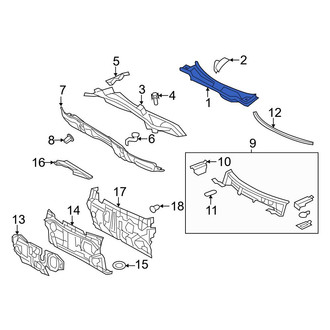 Toyota OE - Front Cowl Cover