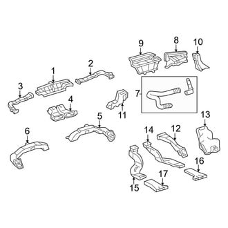 Toyota OE - Instrument Panel - Ducts (FULL HYBRID EV-GAS (FHEV))