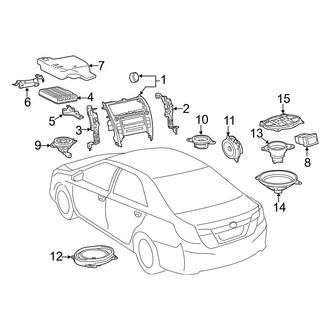 Toyota OE - Instrument Panel - Sound System (FULL HYBRID EV-GAS (FHEV))