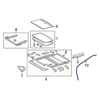 Toyota OE - Front Sunroof Drain Hose