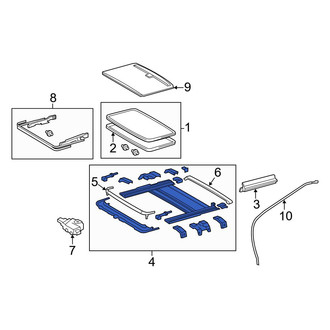 Toyota OE - Sunroof Frame