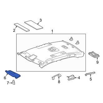 Toyota OE - Right Sun Visor