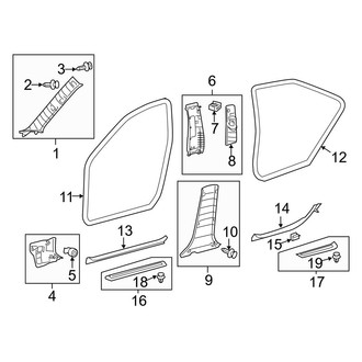 Toyota OE - Pillars, Rocker & Floor - Interior Trim (FULL HYBRID EV-GAS (FHEV))