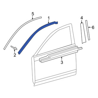 Toyota OE - Front Right Door Reveal Molding