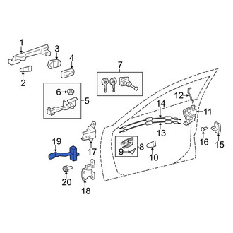 Toyota OE - Front Door Check