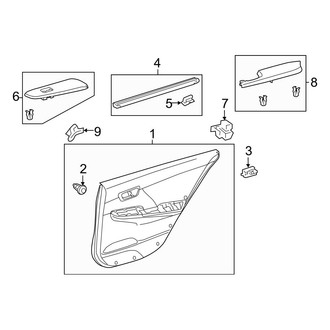 Toyota OE - Rear Door - Interior Trim