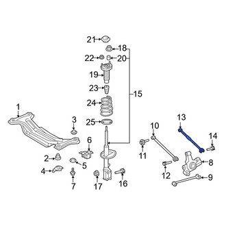 Toyota OE - Rear Left Lateral Arm