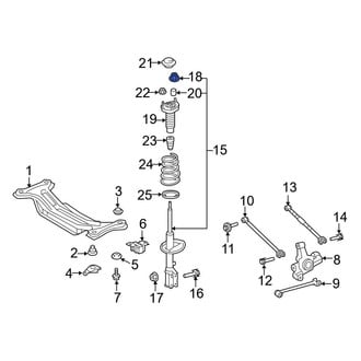 Toyota OE - Suspension Strut Nut