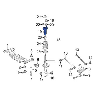 Toyota OE - Rear Suspension Strut Mount