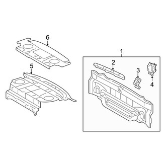 Toyota OE - Rear Body & Floor - Rear Body (Hybrid LE / Hybrid XLE)