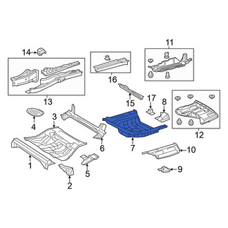 Toyota OE - Rear Floor Pan