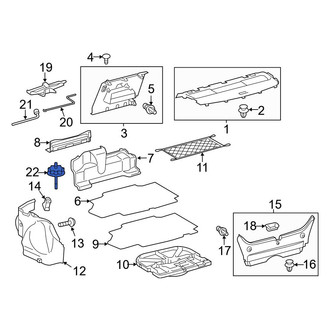 Toyota OE - Spare Tire Bolt