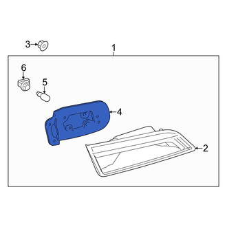Toyota OE - Back Up Light Assembly Gasket