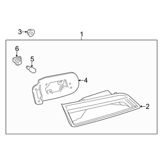 Toyota OE - Rear Lamps - Backup Lamps (Hybrid LE / Hybrid XLE)