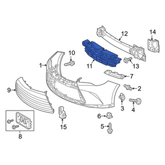 Toyota OE - Front Bumper Impact Absorber