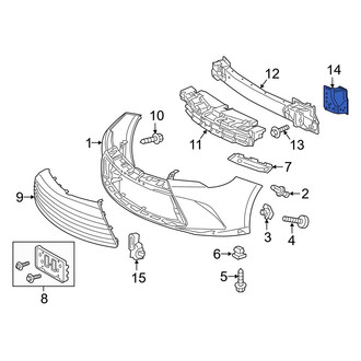 Toyota OE - Bumper Impact Bar Spacer