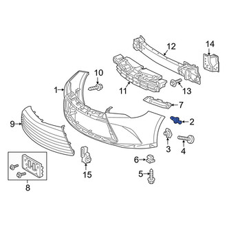 Toyota OE - Bumper Cover Retainer