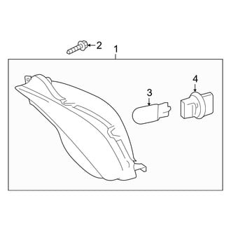 Toyota OE - Front Lamps - Daytime Running Lamp Components (W/O LED), (LE / SE / XLE / XSE)