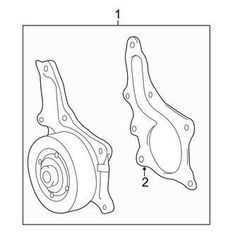 Toyota OE - Cooling - Water Pump (LE / SE / XLE / XSE 2.5L)