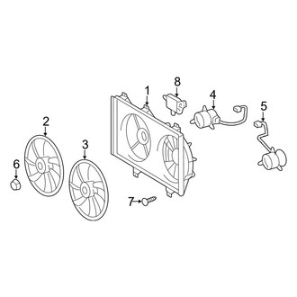 Toyota OE - Cooling Fan (3.5L)