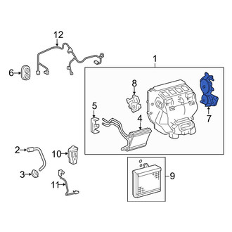 Toyota OE - Right HVAC Air Inlet Door Actuator