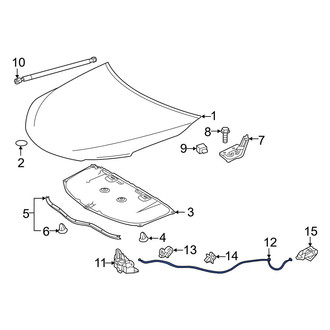 Toyota OE - Front Hood Release Cable