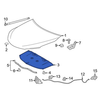 Toyota OE - Hood Insulation Pad